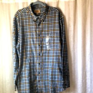 Men’s Big and Tall Flannel Shirt by Foundry